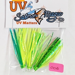 SALMON FLIES GR/CHART 2" (3/PK)